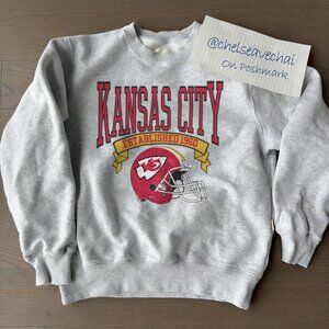 Vintage Kansas City Chiefs Football Sweatshirt, NFL Kansas City Chiefs Shirt Tee